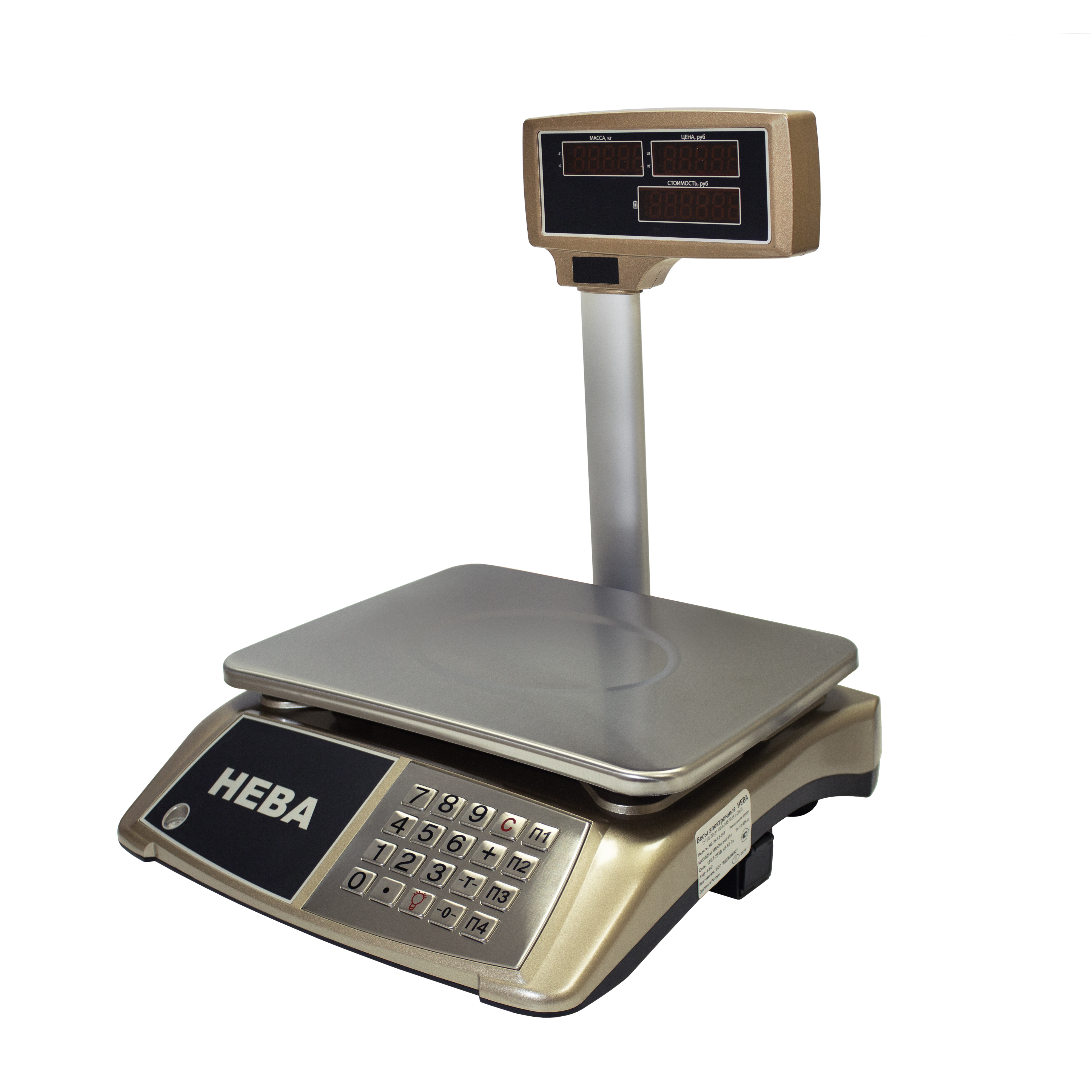НЕВА НВ-25-1.5-203ЖК. Весы торговые