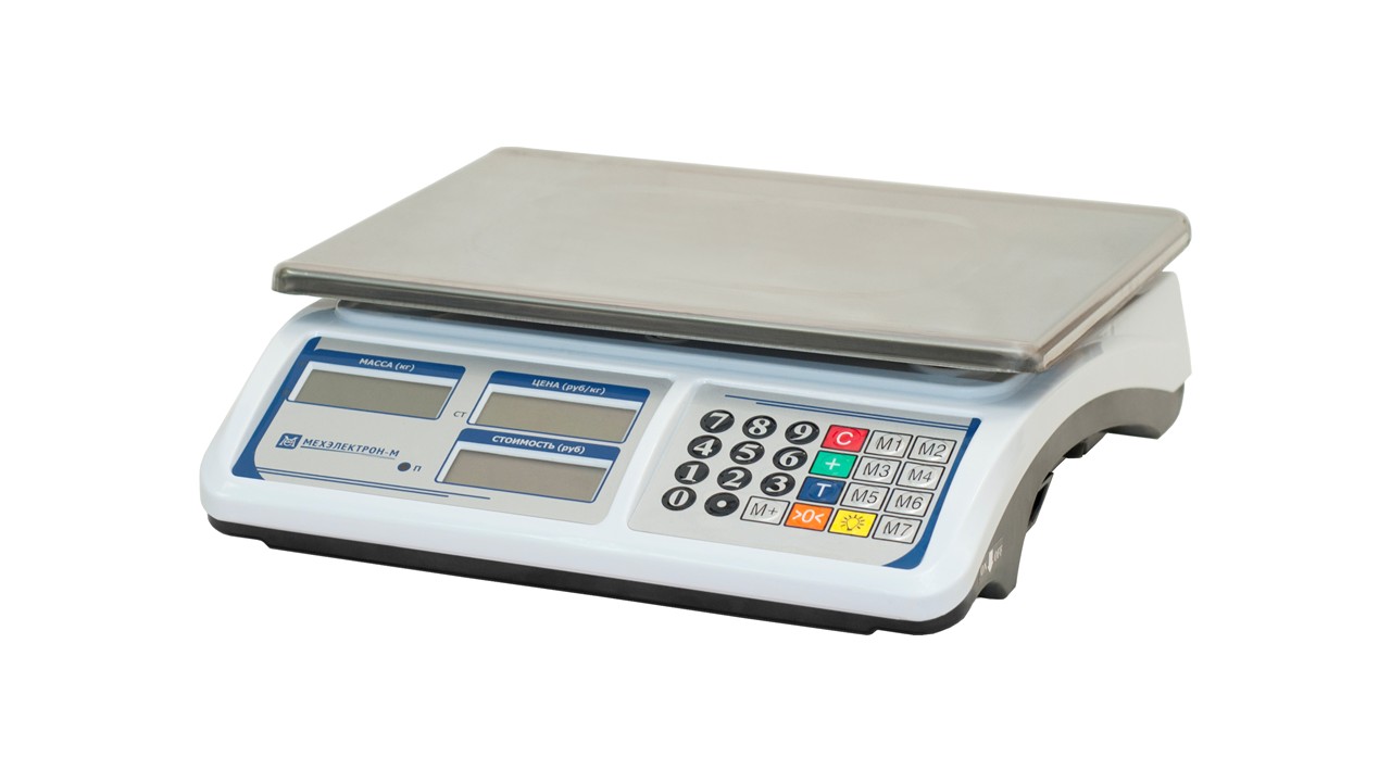 Мехэлектрон-М ВР4900-15-2Д-ДБ 16, весы торговые