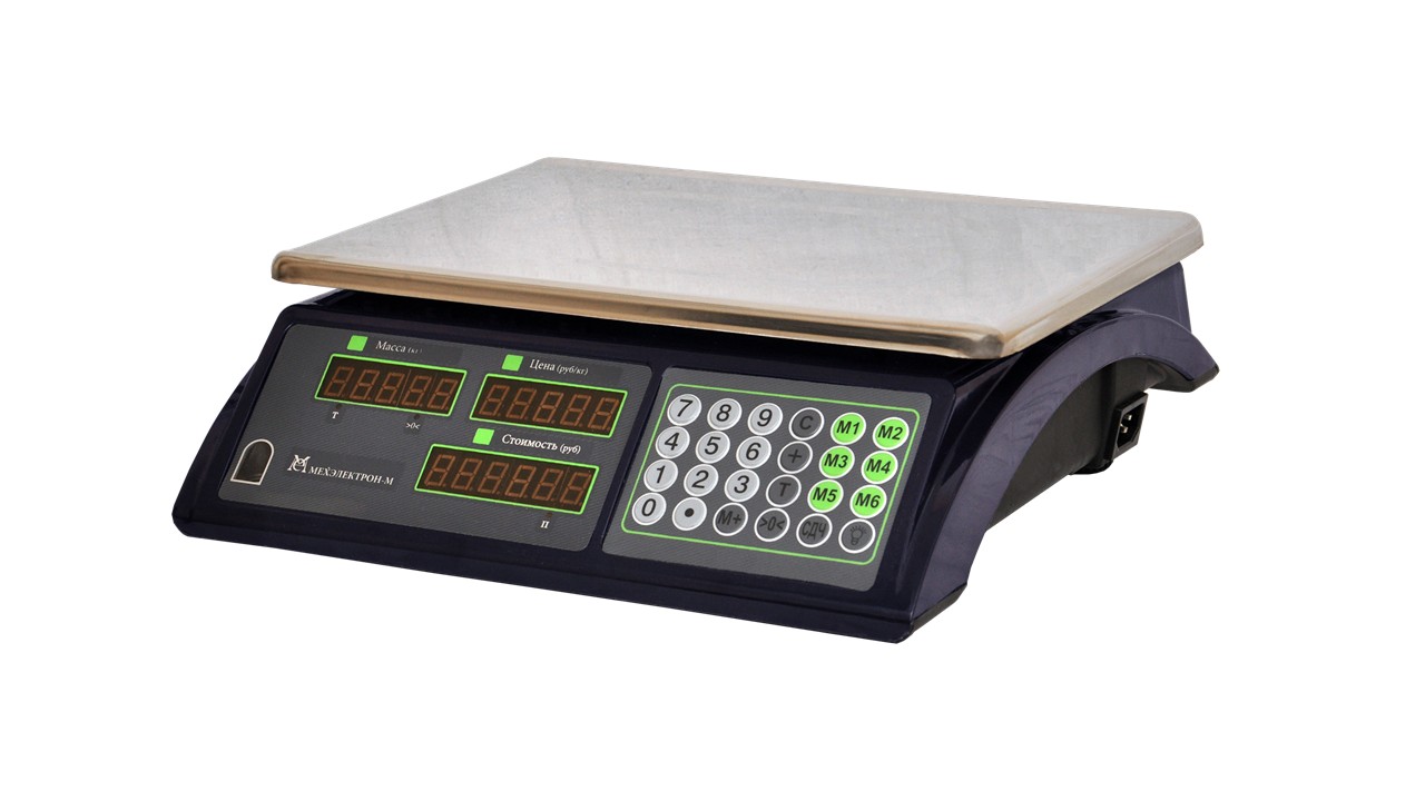 Мехэлектрон-М ВР4900-15-2Д-ДБ 10, весы торговые